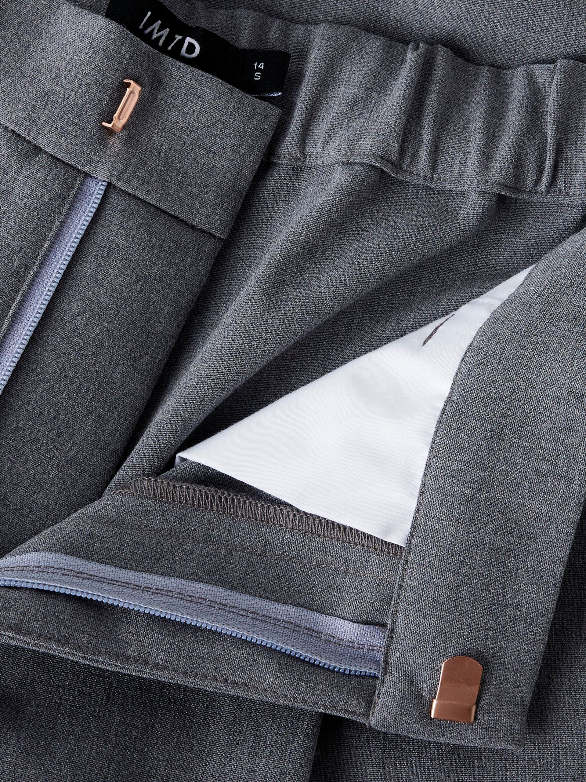 Carousel image - WIDE LEG TROUSERS, Grey Melange | 5