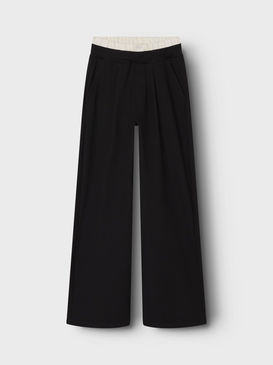 Name it WIDE LEG TROUSERS, Black, highres - 13241880_Black_003.jpg