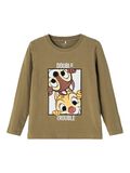 Product image thumbnail - DISNEY KNABBEL EN BABBEL T-SHIRT MET LANGE MOUWEN, Stone Gray | 4