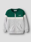 Product image thumbnail 1 ORGANIC COTTON SWEAT CARDIGAN, Light Grey Melange