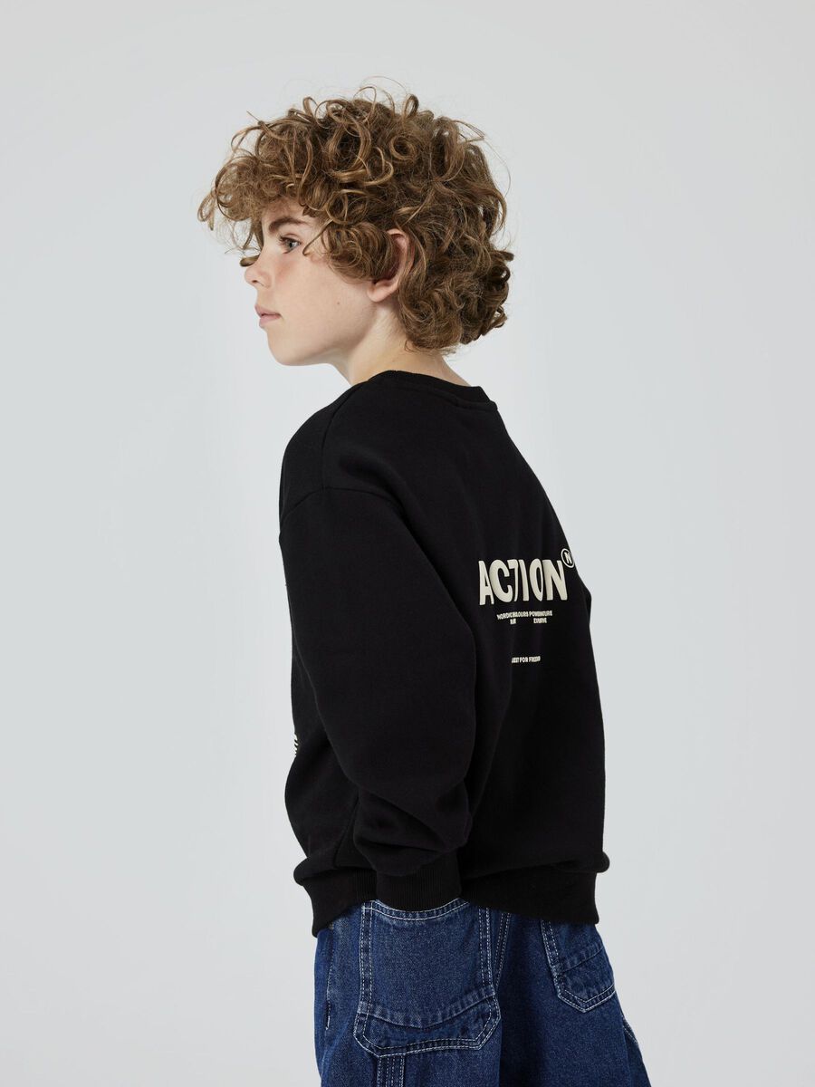 name it RELAXED FIT SWEATSHIRT, Black, highres - 13234068_Black_008.jpg