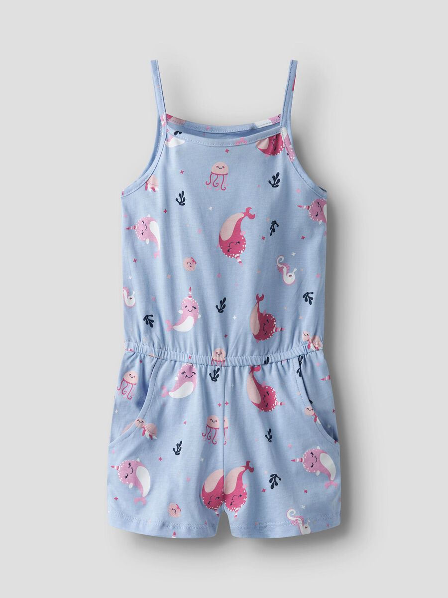 Name it PRINTET BUKSEDRAGT, Chambray Blue, highres - 13228171_ChambrayBlue_1186061_003.jpg