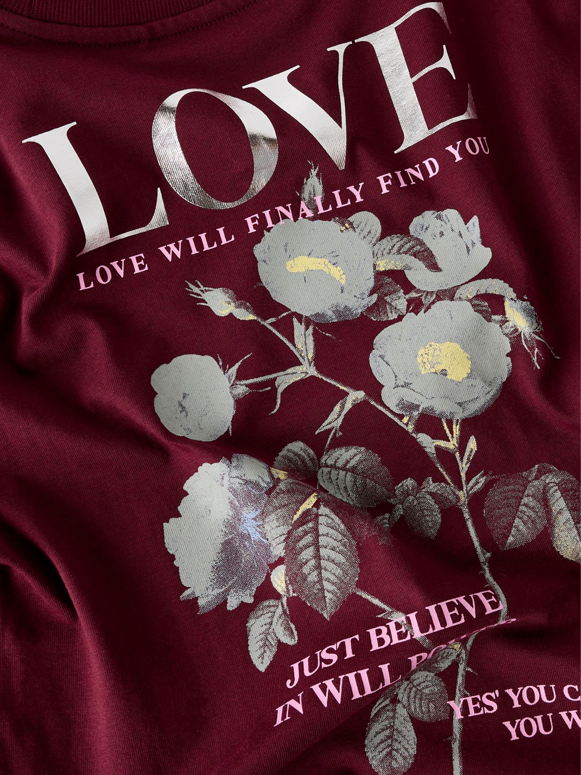 Carousel image - ORGANIC COTTON T-SHIRT, Windsor Wine | 3
