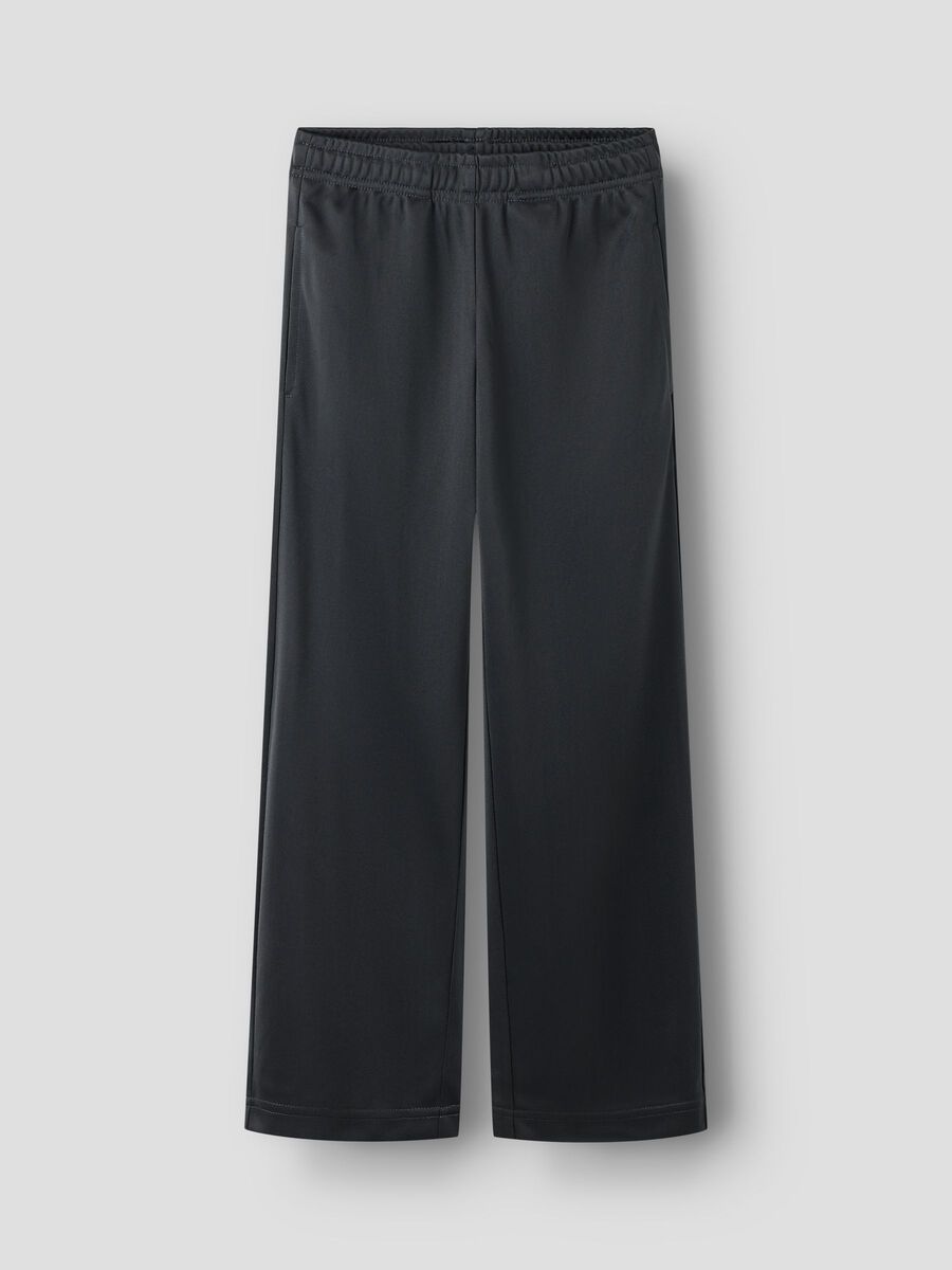 Product carousel image - WIDE LEG TROUSERS, Black Oyster | 1