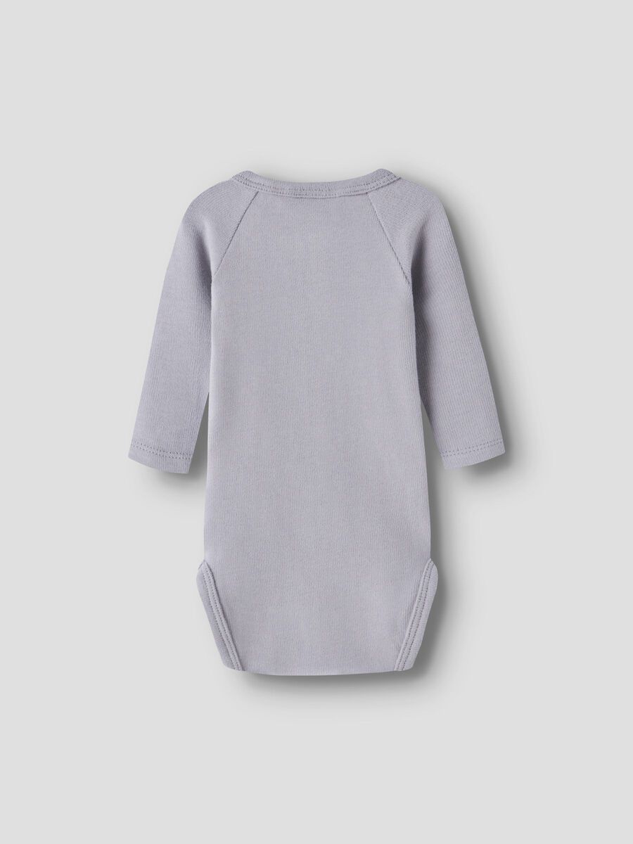 Product carousel image 2 ORGANIC COTTON ROMPER, Sleet
