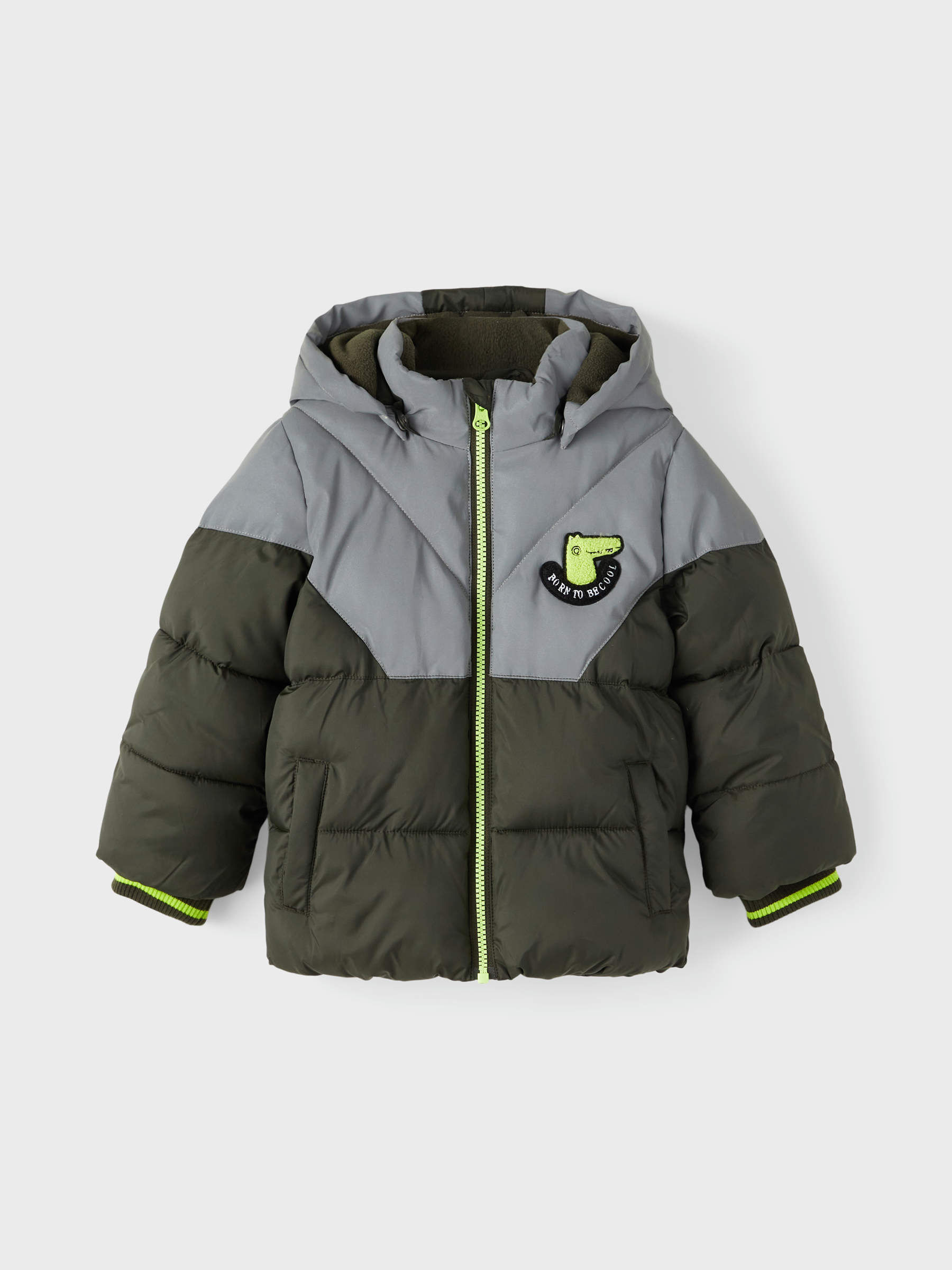 Dinosaur puffer jacket hot sale