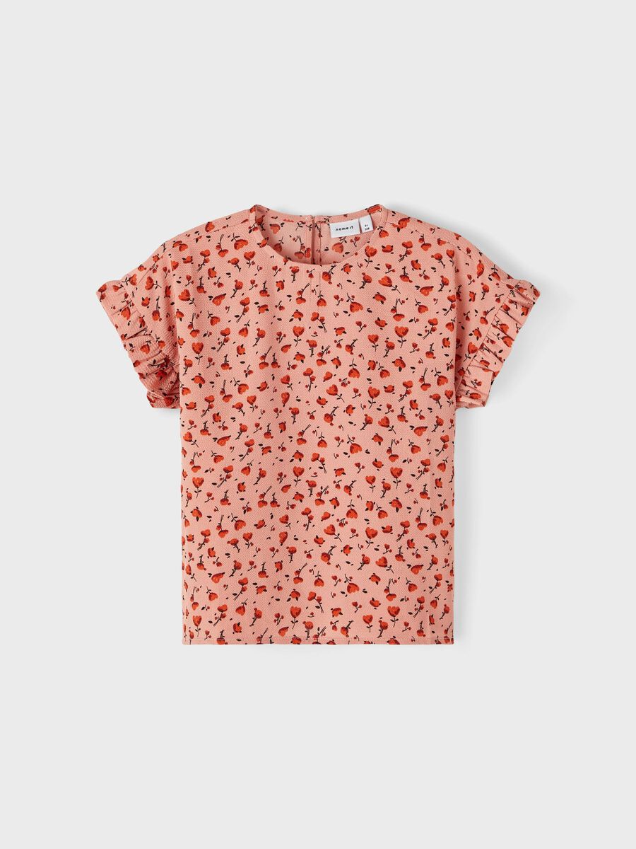name it PRINTED SHORT SLEEVED TOP, Rose Tan, highres - 13216696_RoseTan_003.jpg