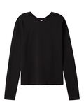 name it MET UITGESNEDEN DETAIL TOP MET LANGE MOUWEN, Black, highres - 13241332_Black_001.jpg