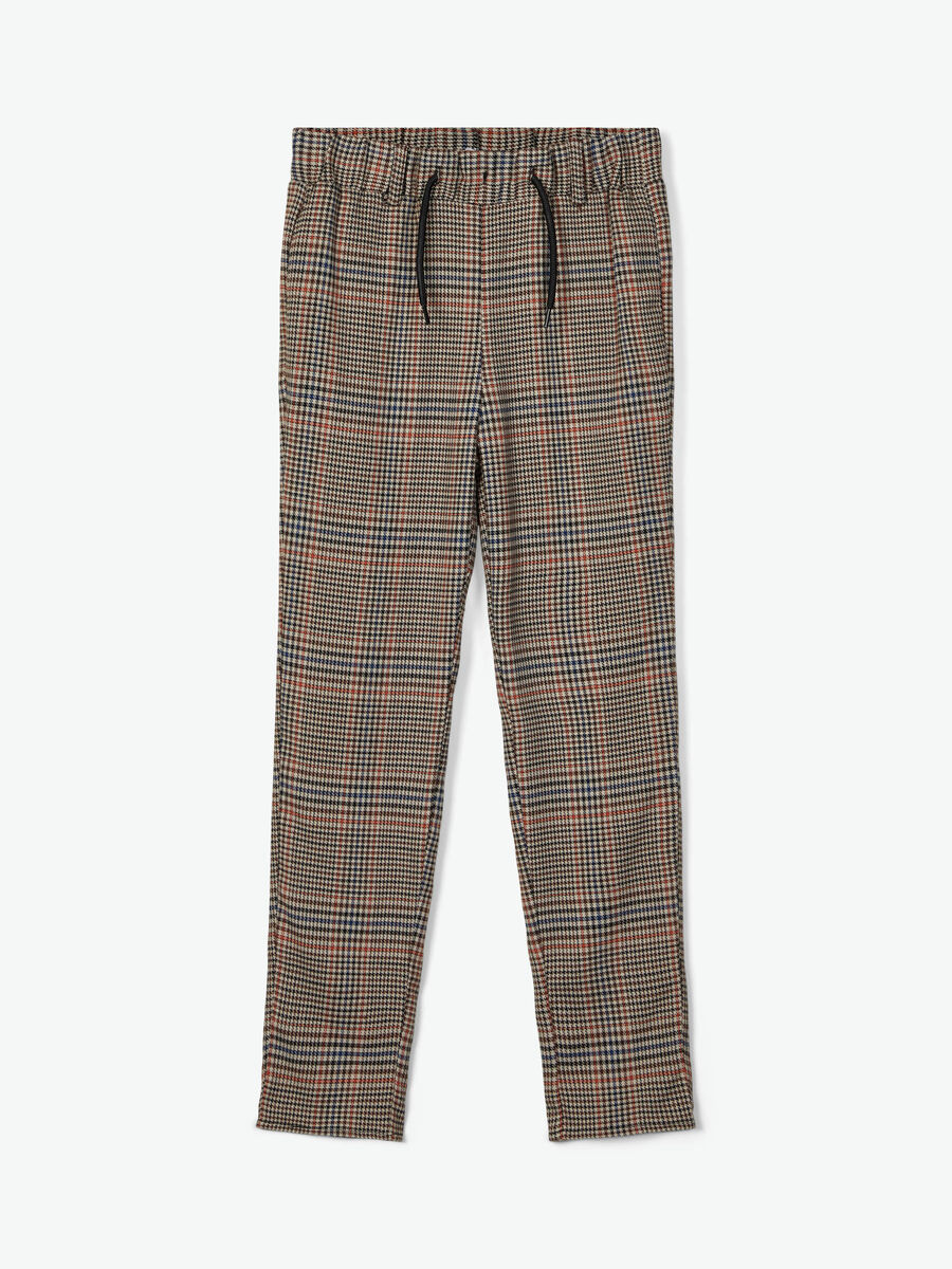 Name it HOUNDSTOOTH CHECKED TROUSERS, Tannin, highres - 13185778_Tannin_003.jpg