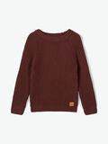 Name it ORGANIC COTTON KNITTED JUMPER, Deep Mahogany, highres - 13184346_DeepMahogany_003.jpg