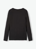 Name it LIP PRINT LONG-SLEEVED T-SHIRT, Black, highres - 13173530_Black_004.jpg