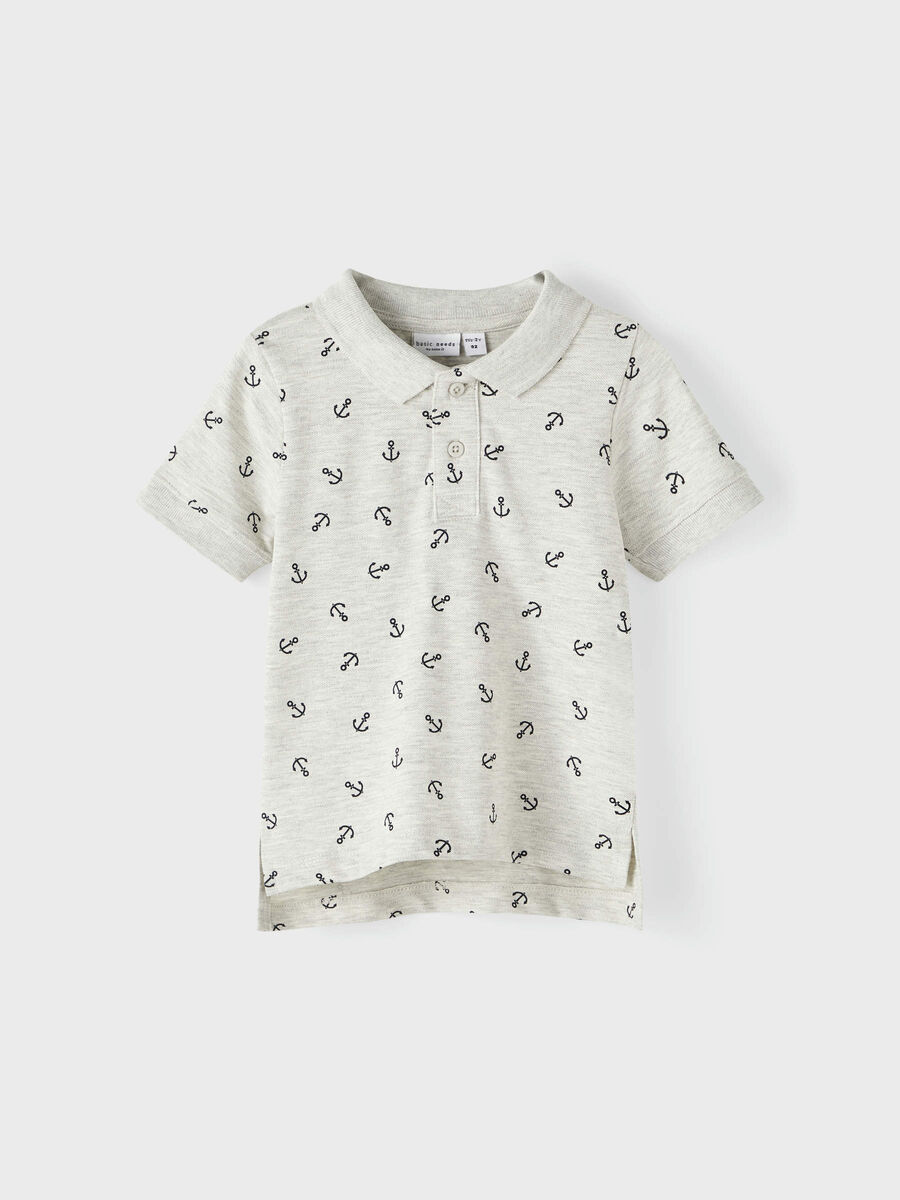 toddler grey polo shirt
