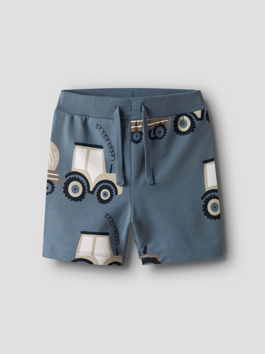 name it ORGANIC COTTON SHORTS, Blue Mirage, highres - 13247016_BlueMirage_003.jpg