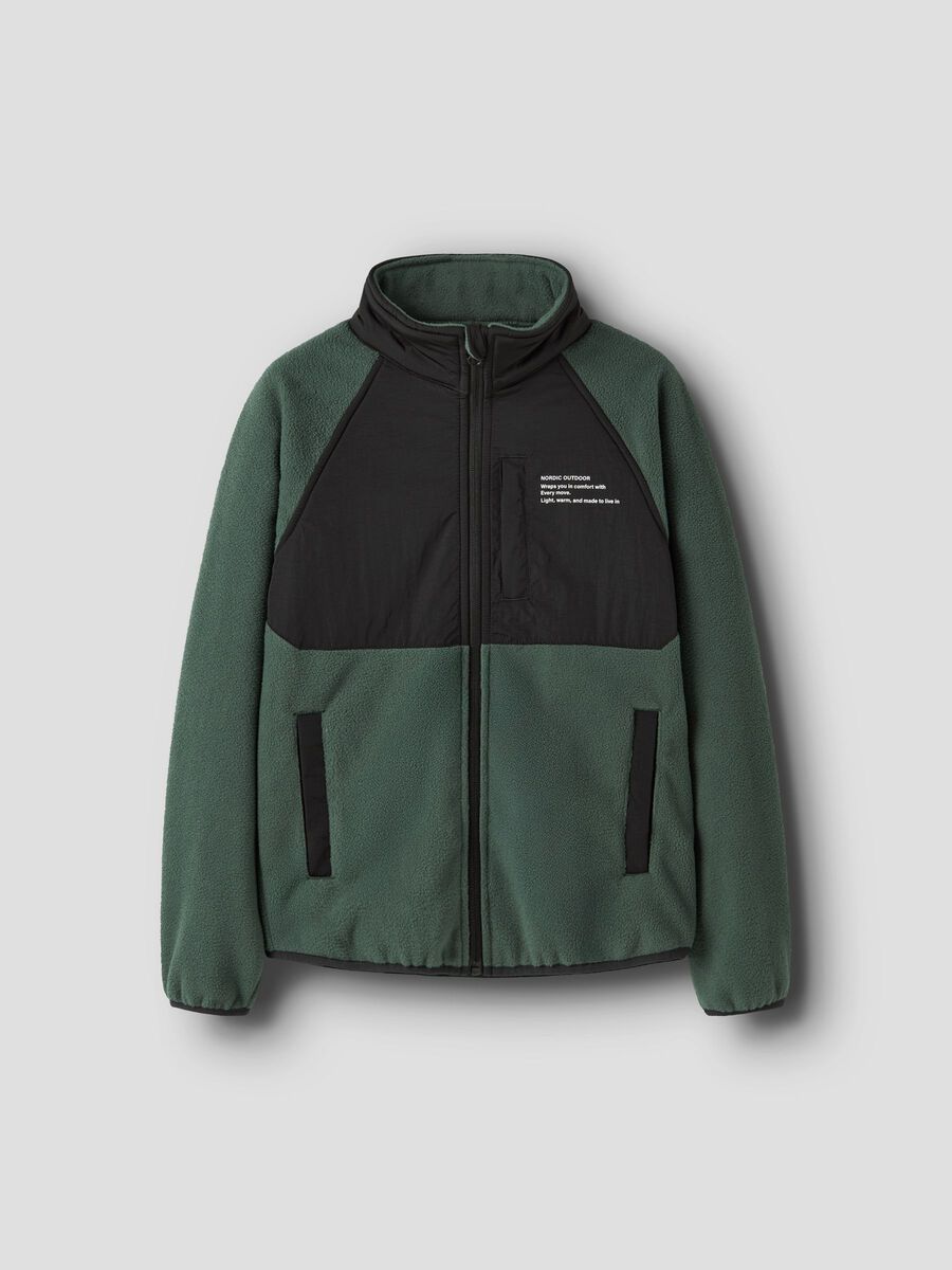 Product carousel image 2 FLEECE JACKET, Jungle Green