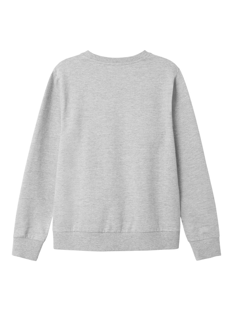 Carousel image 3 UNBRUSHED SWEATSHIRT, Light Grey Melange
