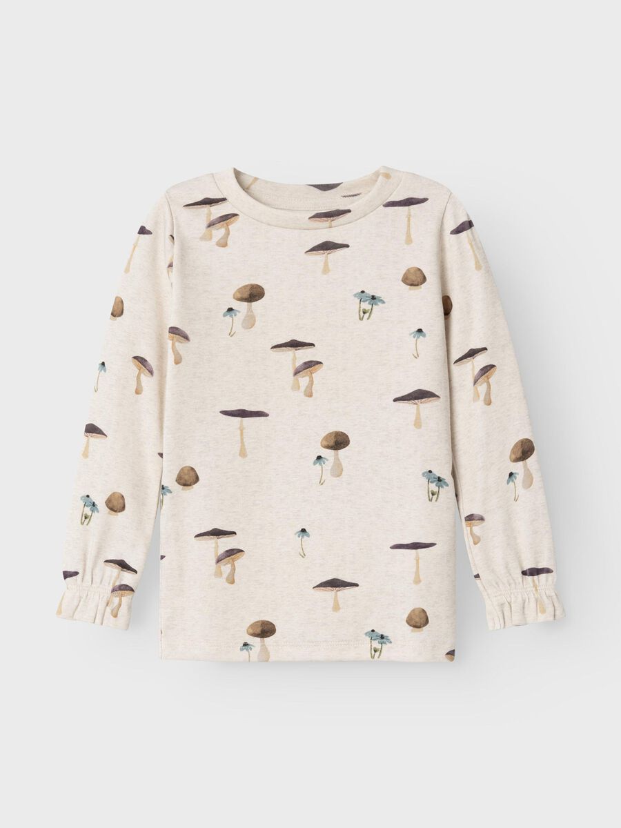 name it SLIM FIT LONG SLEEVED TOP, Peyote Melange, highres - 13233790_PeyoteMelange_003.jpg