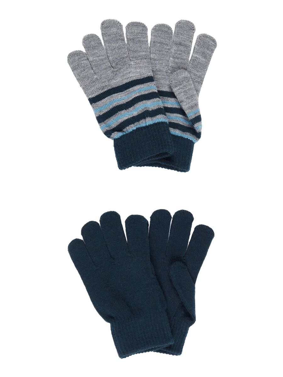 Name it 2-PACK KNIT GLOVES, Dark Sapphire, highres - 13188383_DarkSapphire_002.jpg