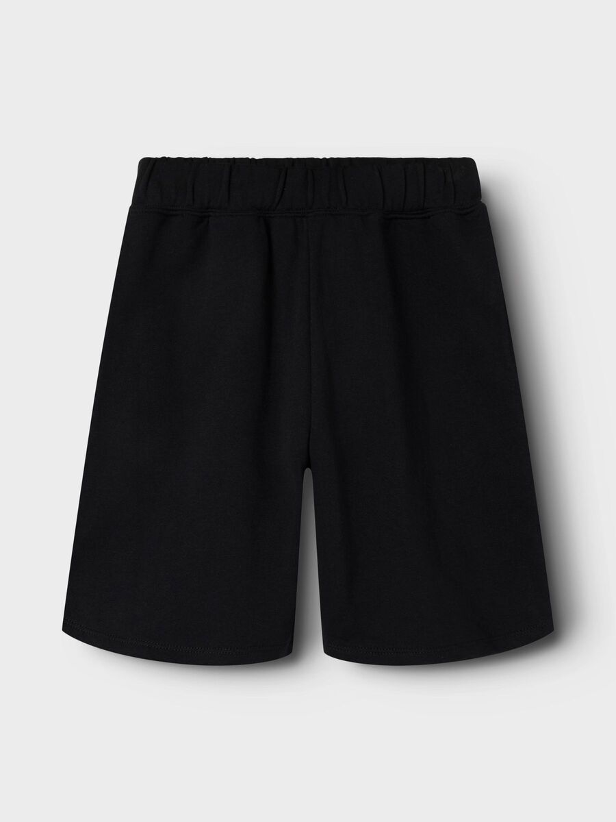 Name it NORMAL PASSFORM SWEATSHORTS, Black, highres - 13240465_Black_003.jpg