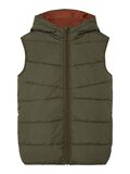 Name it PADDED HOODED GILET, Olive Night, highres - 13202716_OliveNight_001.jpg