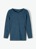 Name it STRIPED LONG-SLEEVED T-SHIRT, Real Teal, highres - 13186921_RealTeal_003.jpg