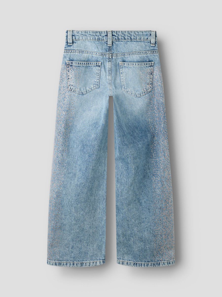 Product carousel image - WIDE FIT JEANS, Medium Blue Denim | 2