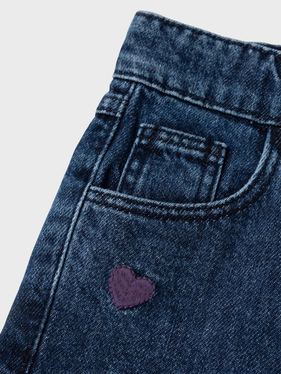 Carousel image - MOM FIT JEANS, Dark Blue Denim | 4