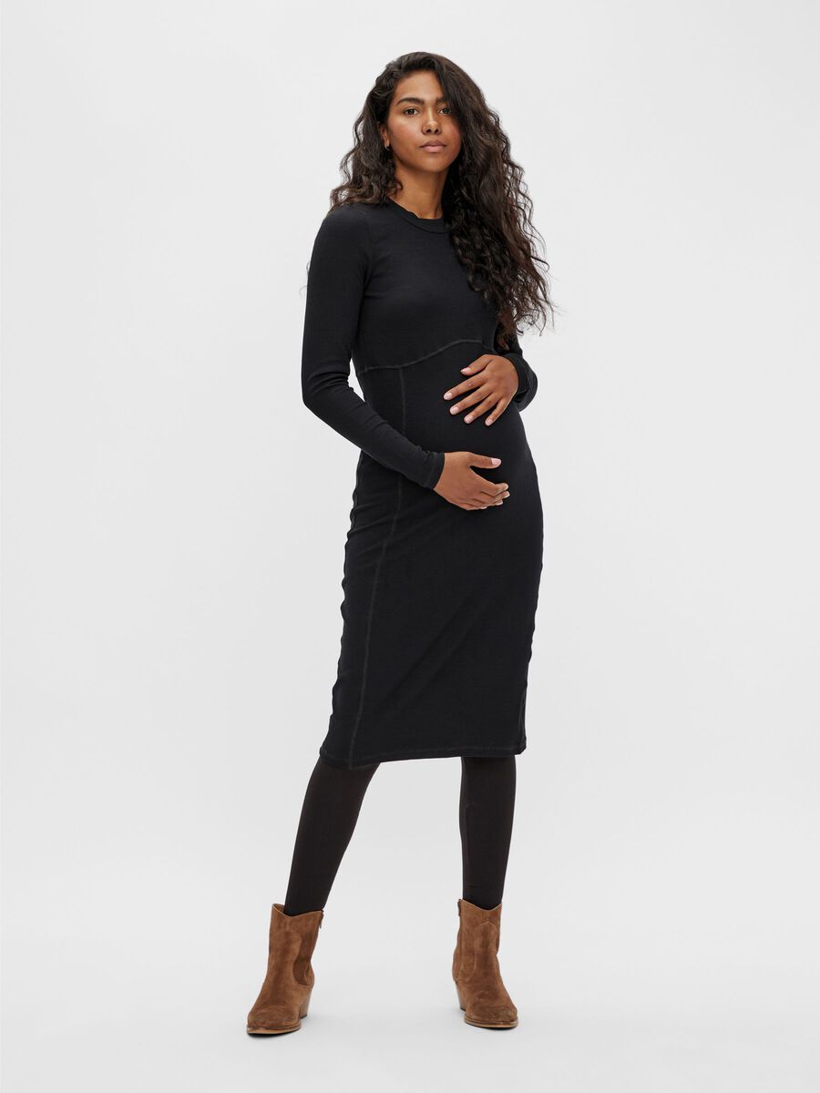 Mama.licious MATERNITY-DRESS DRESS, Black, highres - 20014260_Black_003.jpg