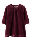 Name it VELOUR LONG SLEEVED DRESS, Fig, highres - 13206928_Fig_001.jpg