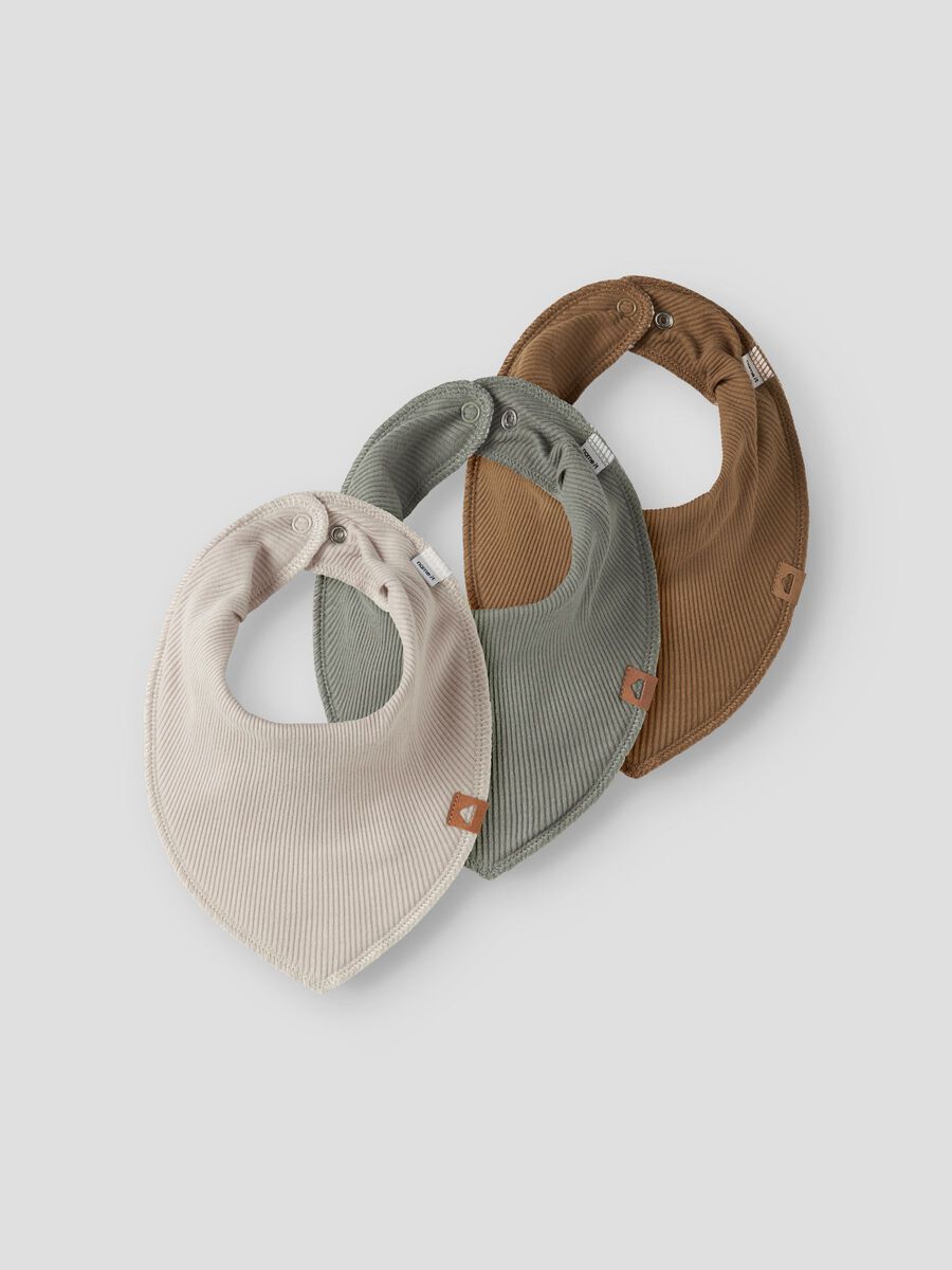 Product carousel image - 3 PACK SCARF BIB, Pumice Stone | 1