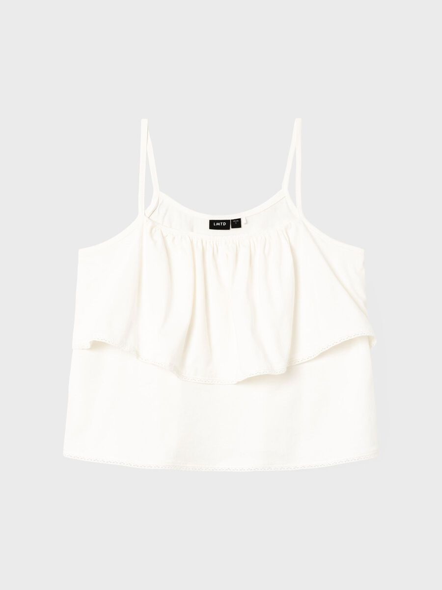 Name it RELAXED FIT STRAP TOP, White Alyssum, highres - 13230968_WhiteAlyssum_003.jpg