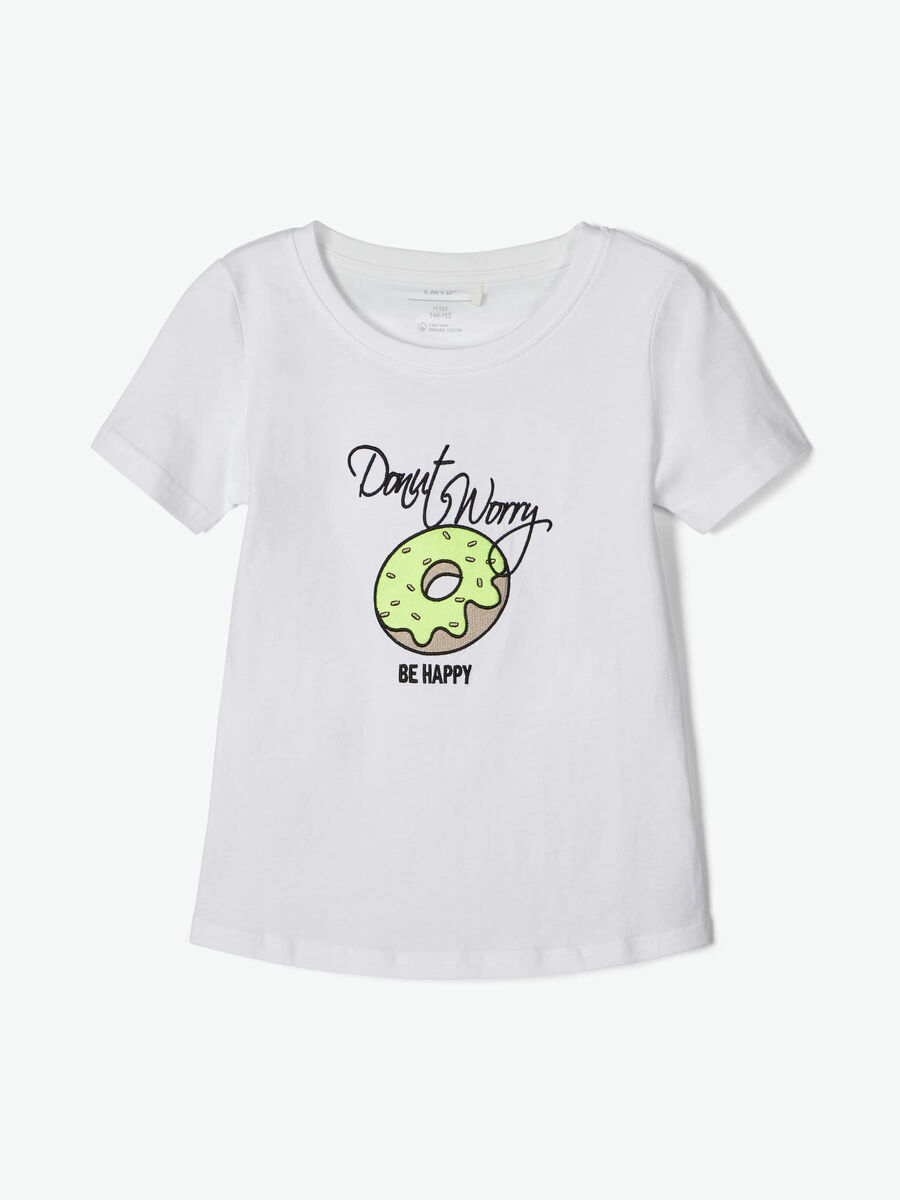 Name it DONUT EMBROIDERED T-SHIRT, Bright White, highres - 13176632_BrightWhite_003.jpg