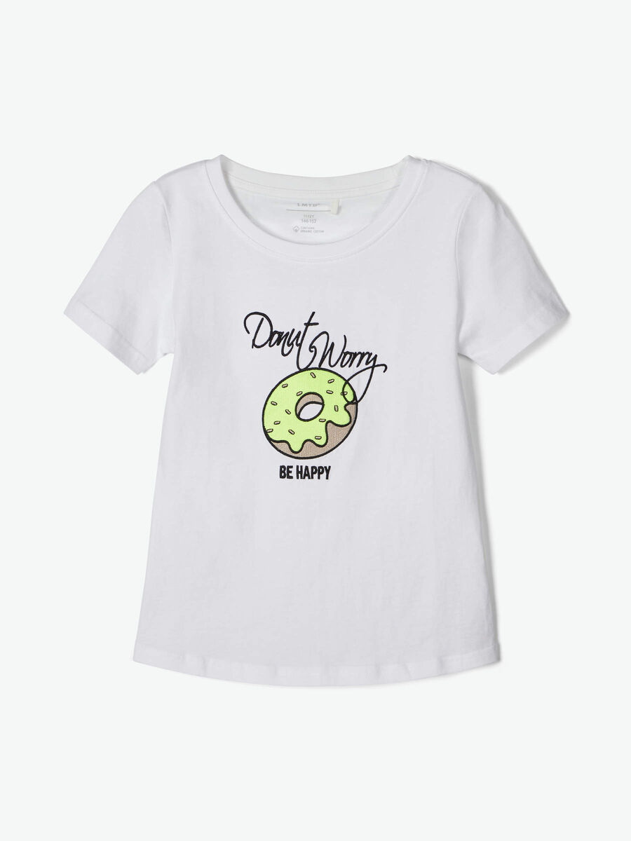 Name it CON DONUT BORDADO CAMISETA, Bright White, highres - 13176632_BrightWhite_003.jpg