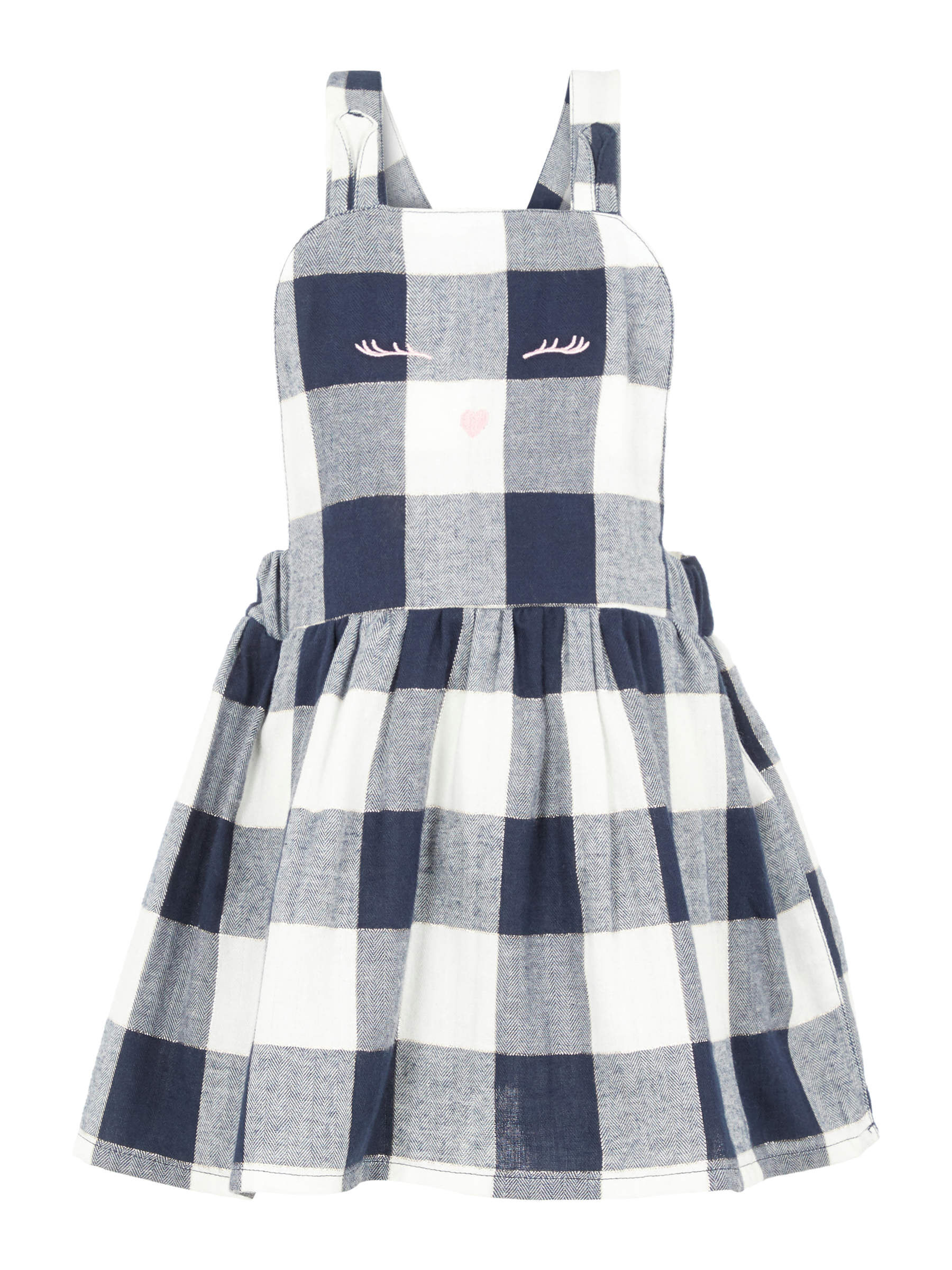 CHECKED PINAFORE DRESS Toddler Girls Blue NAME IT Germany