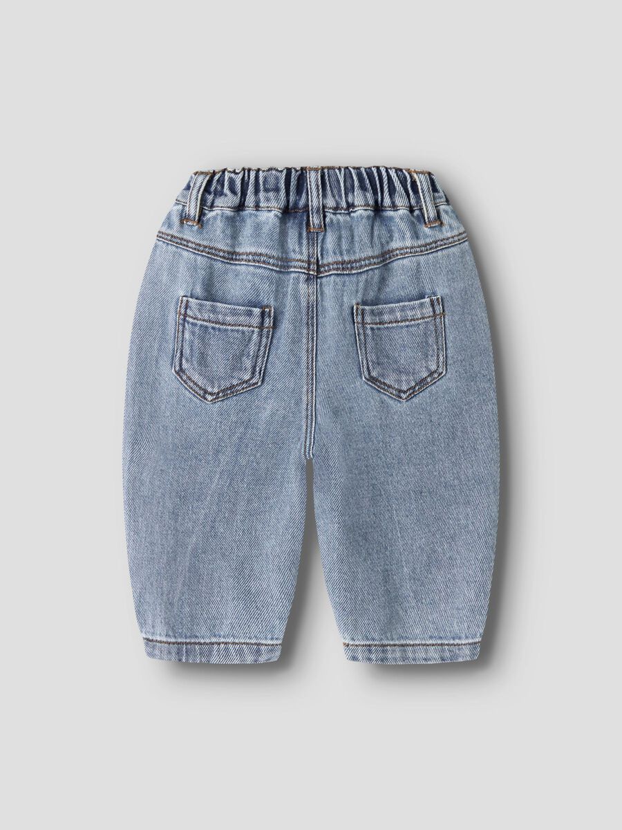 Product carousel image - TAPERED FIT JEANS, Medium Blue Denim | 2