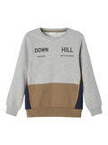 Name it PRINT COLOURBLOCKING SWEATSHIRT, Grey Melange, highres - 13191815_GreyMelange_001.jpg