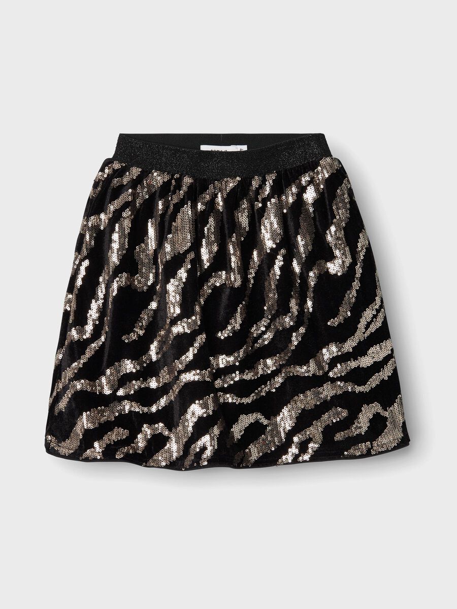 name it SEQUINS SKIRT, Black, highres - 13237249_Black_1151570_003.jpg