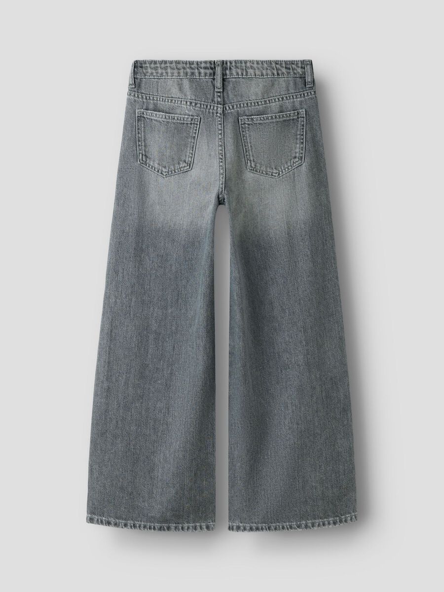 Carousel image 4 WIDE FIT JEANS, Medium Grey Denim