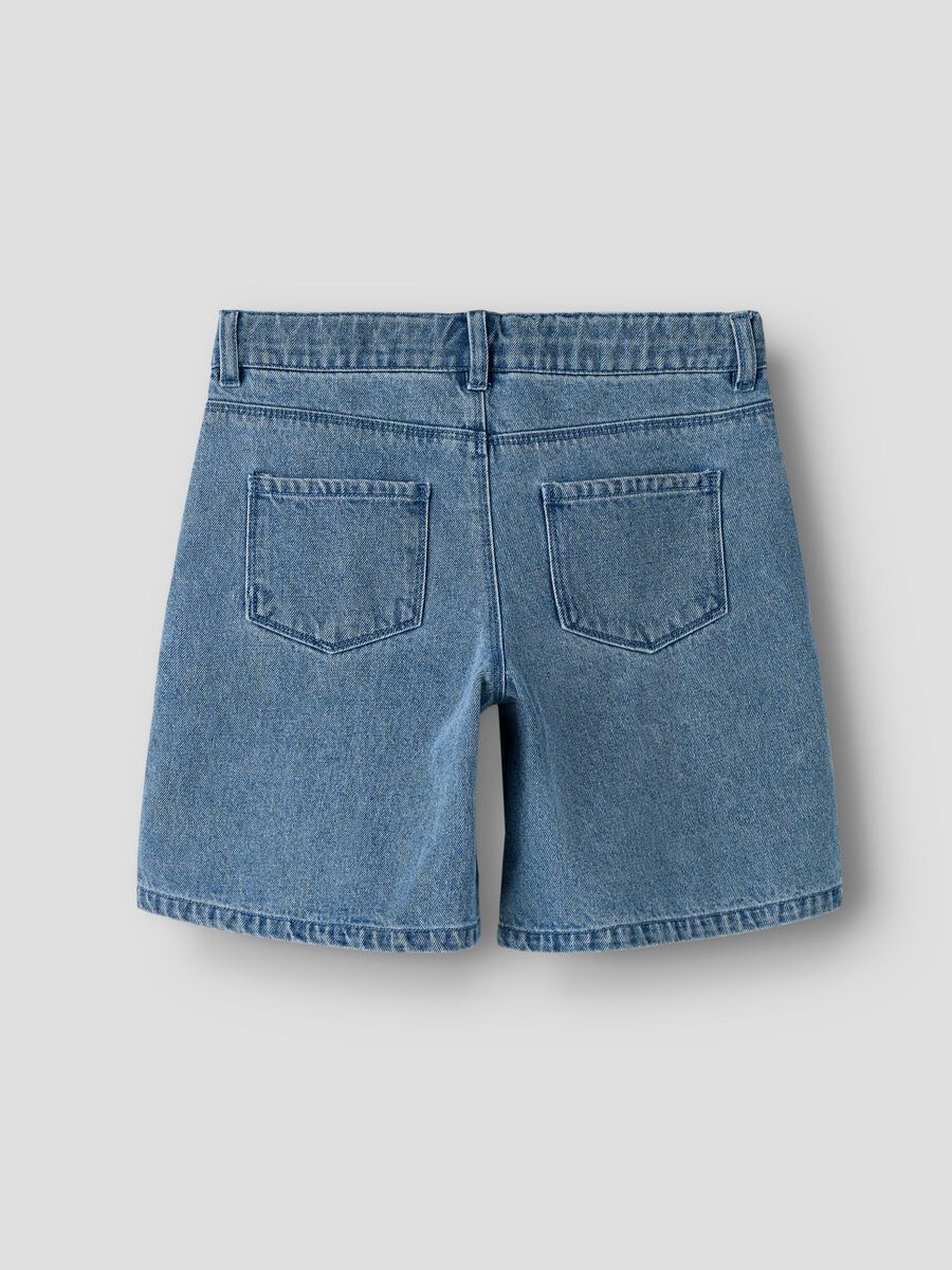 Carousel image - VIDA BEN JEANSSHORTS, Medium Blue Denim | 4