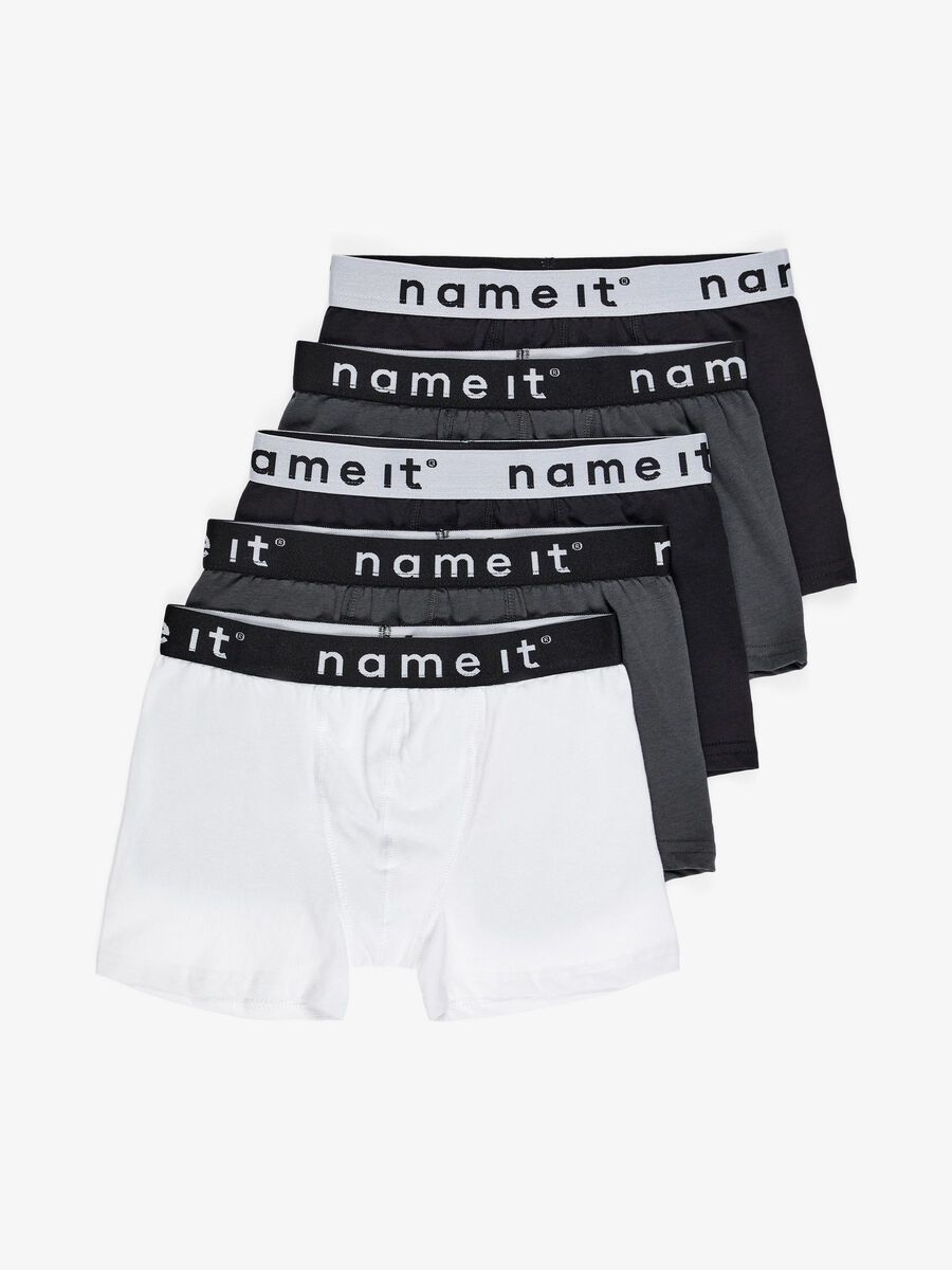 Name it 5ER-PACK BOXERSHORTS, Asphalt, highres - 13194672_Asphalt_003.jpg