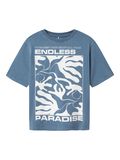 name it BIO-BAUMWOLL T-SHIRT, Blue Mirage, highres - 13242815_BlueMirage_001.jpg