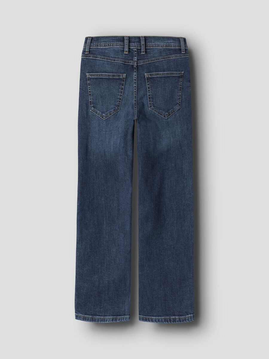 Carousel image 2 STRAIGHT FIT JEANS, Dark Blue Denim
