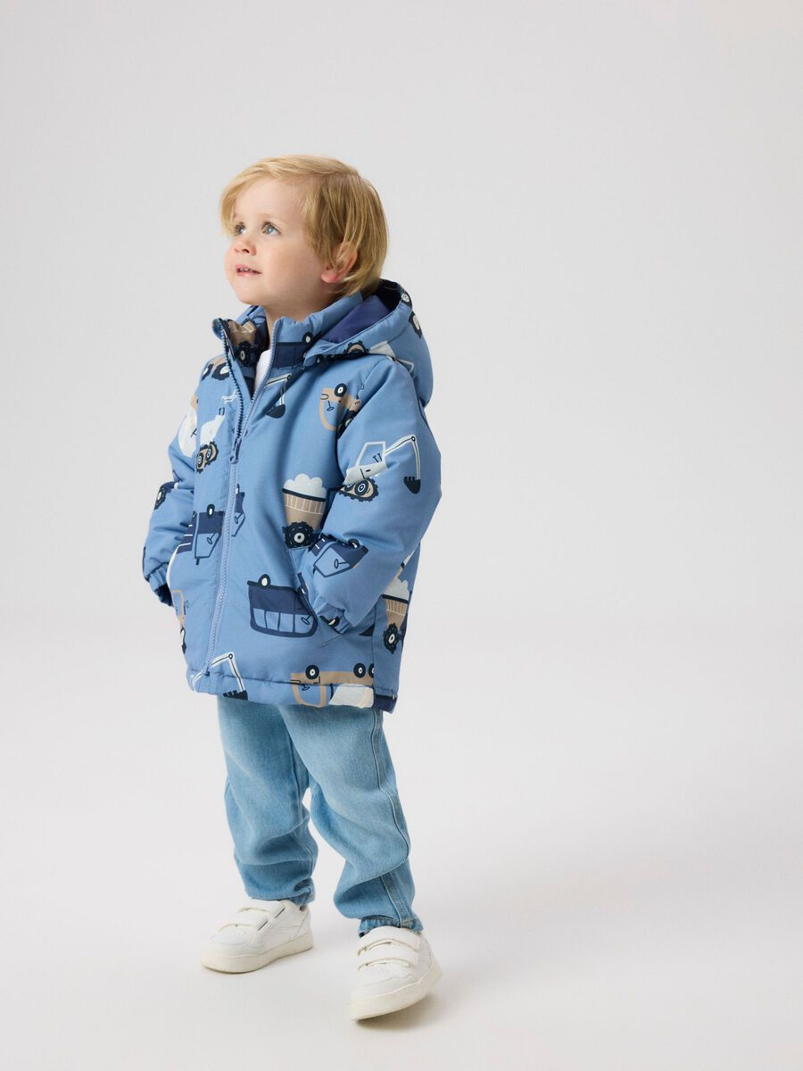 Product carousel image 2 PRINTED JACKET, Country Blue