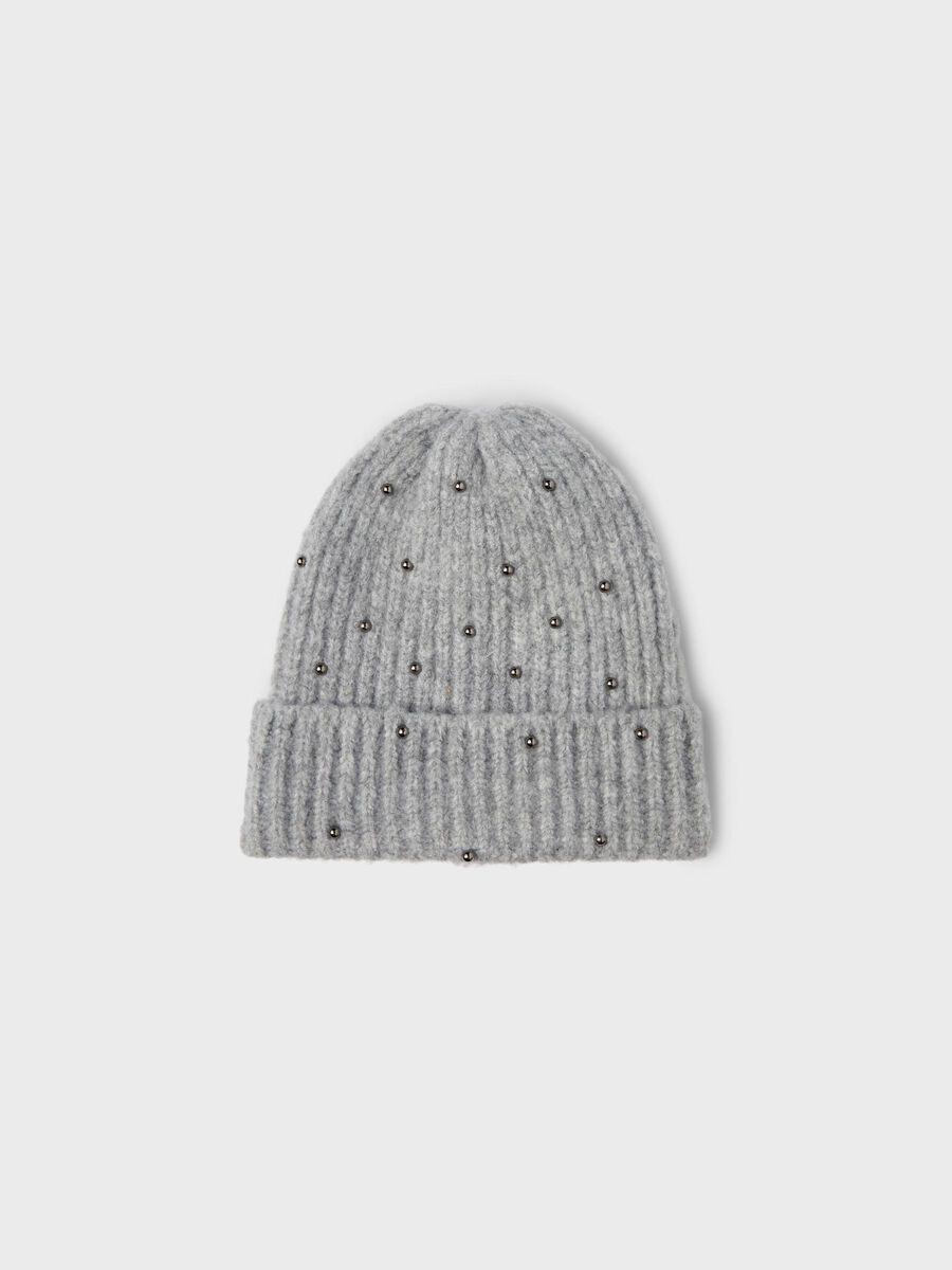 Name it CZAPKA BEANIE, Light Grey Melange, highres - 13192713_LightGreyMelange_003.jpg