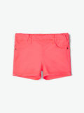 Name it TOILE SERGÉE SHORT, Neon Coral, highres - 13176590_NeonCoral_003.jpg