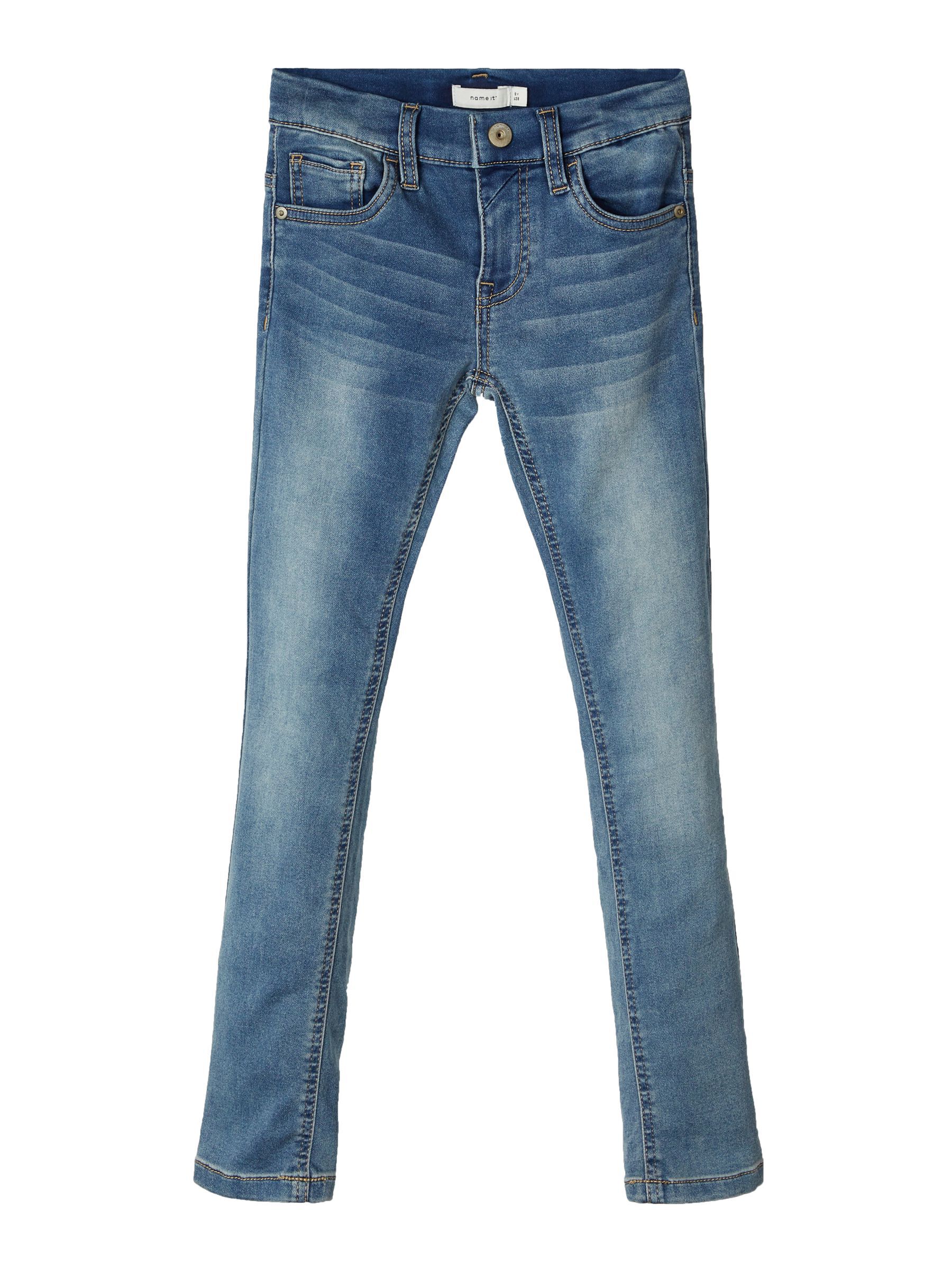 Name It giovane SLIM FIT Jeans Pantaloni nitthomson BLU SCURO dimensioni 92 a 164 