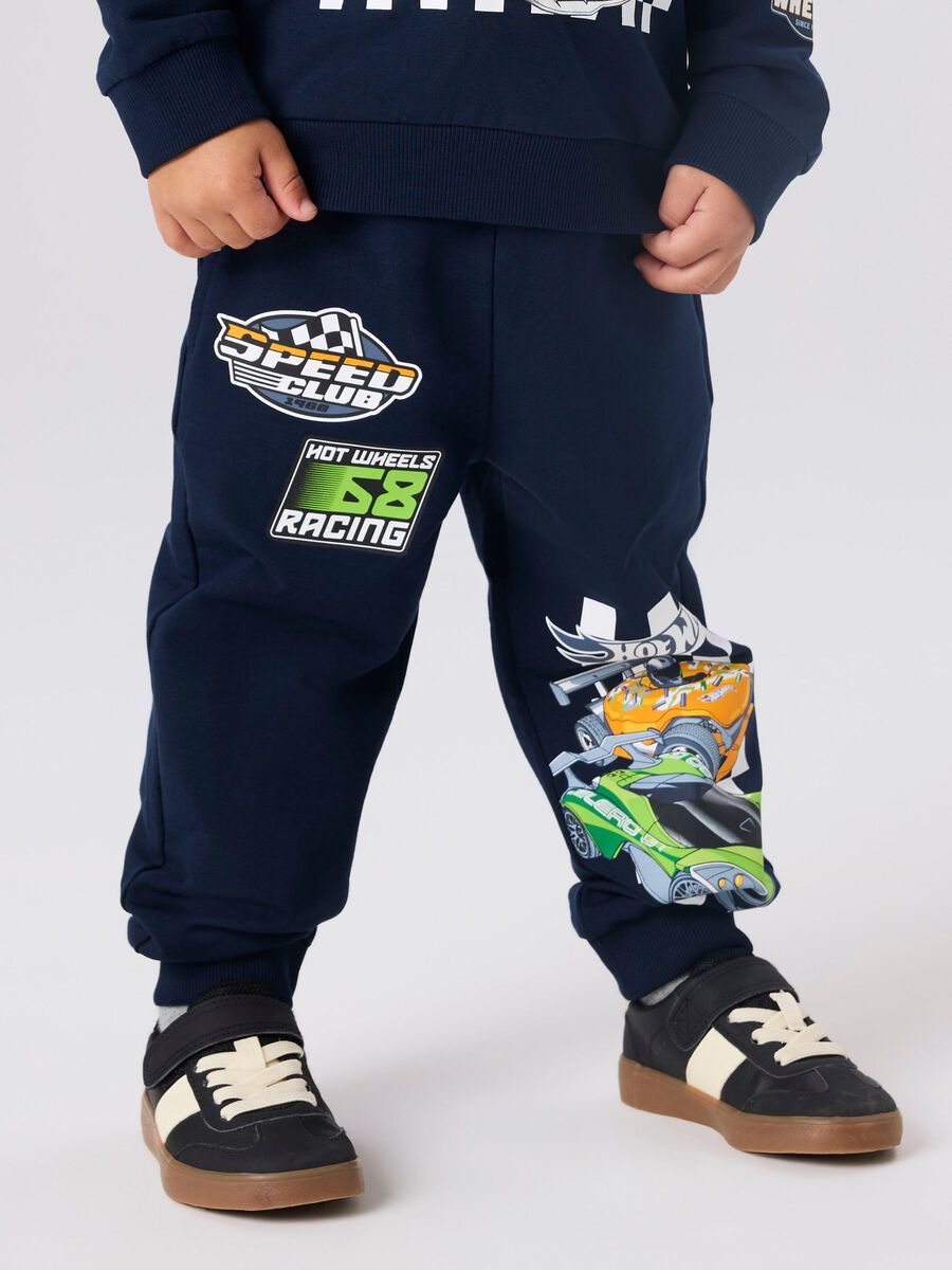 Product carousel image - HOT WHEELS SWEATPANTS, Navy Blazer | 1