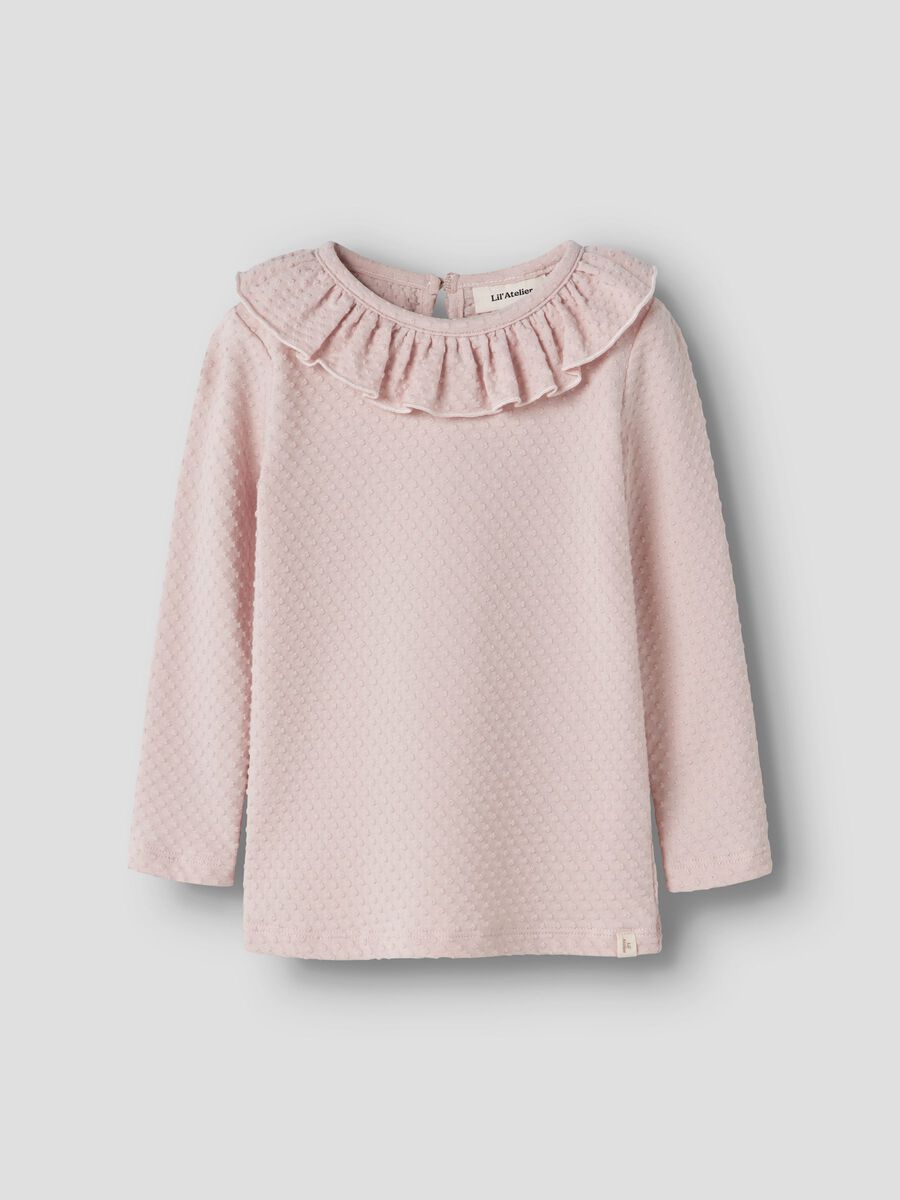 Product carousel image 1 ORGANIC COTTON LONG SLEEVED TOP, Hushed Violet