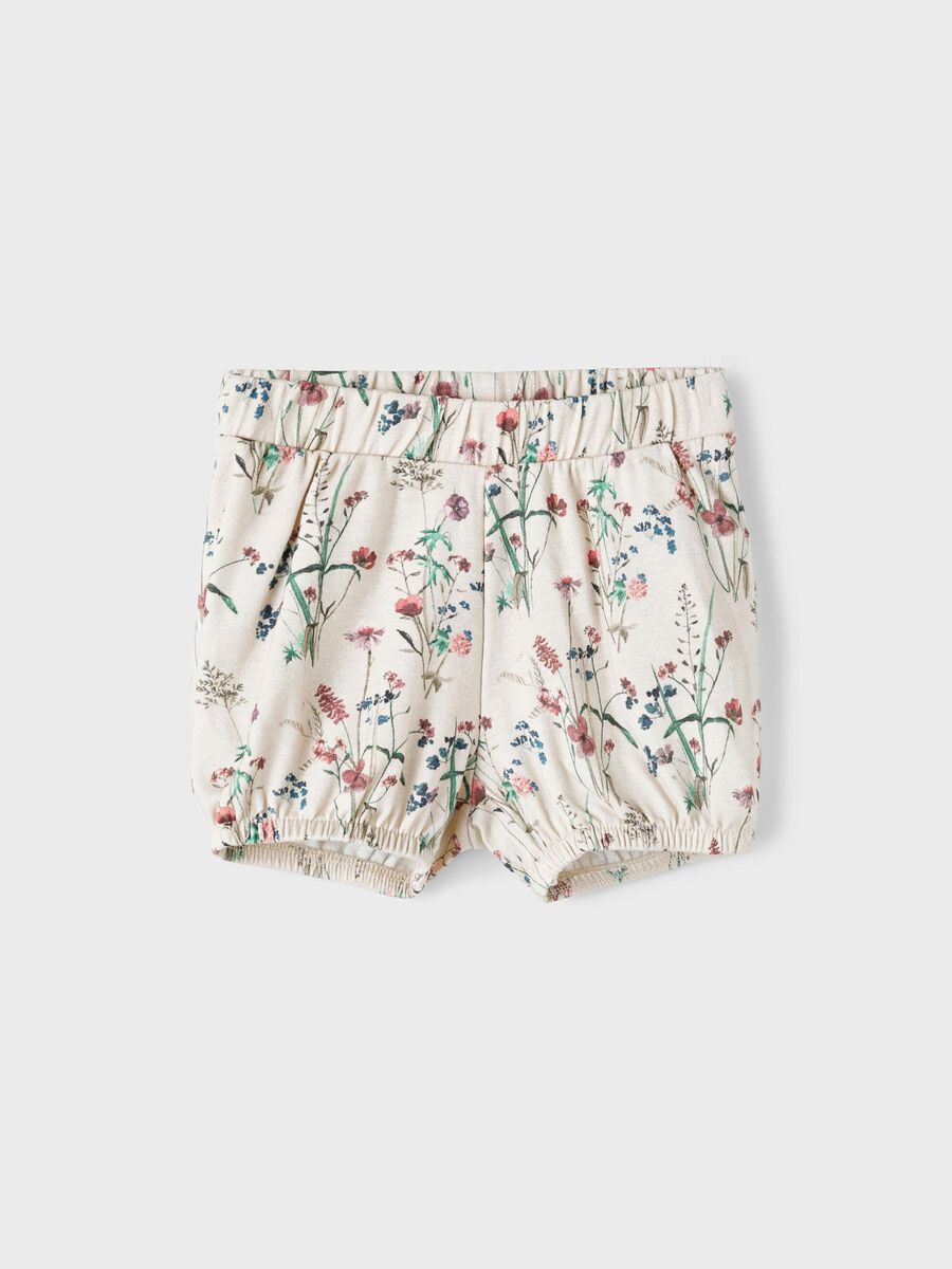 Carousel image - FLOWER SHORTS, Oatmeal | 1