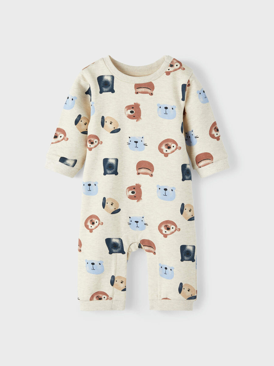 Name it SWEAT ONE-PIECE SUIT, Peyote Melange, highres - 13206860_PeyoteMelange_003.jpg
