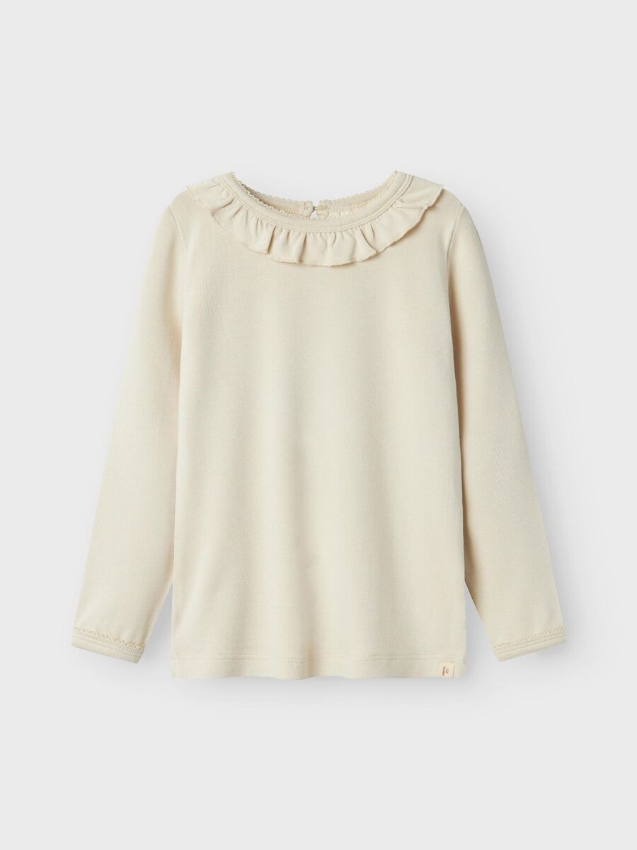 name it SLIM FIT LONG SLEEVED TOP, Turtledove, highres - 13240526_Turtledove_003.jpg